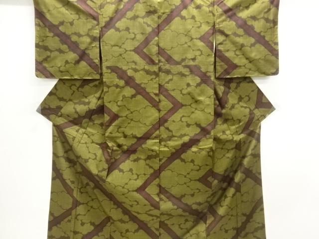 Japanese Kimono / Tsumugi Omeshi Silk